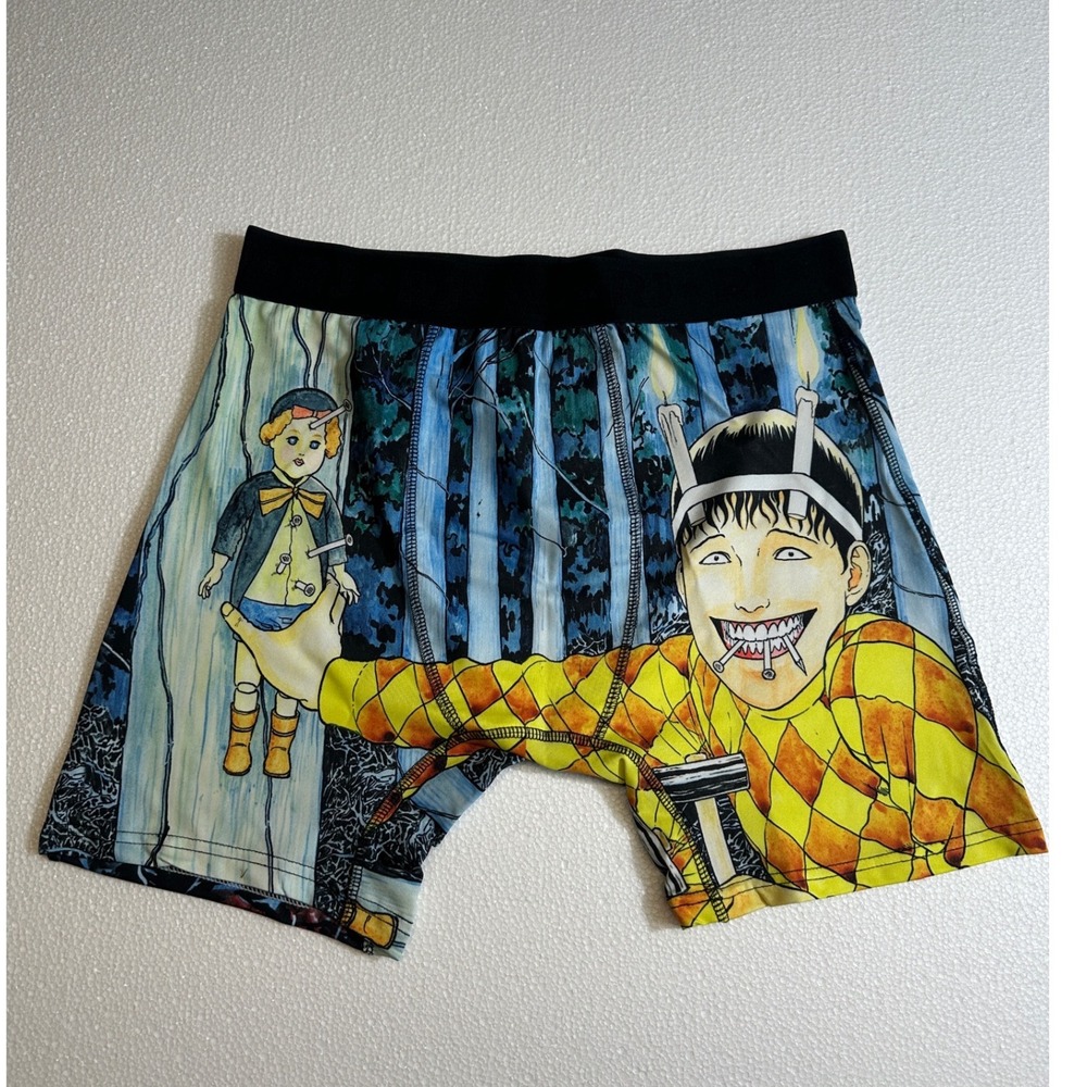 Junji‎ Ito Collection Boxer Briefs Men's Medium Manga Horror Anime